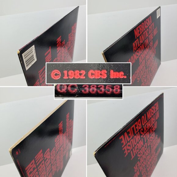 Bruce Springsteen Nebraska Vinyl Record 1982 Original Pressing Inner 38358 VG+ - Picture 8 of 11